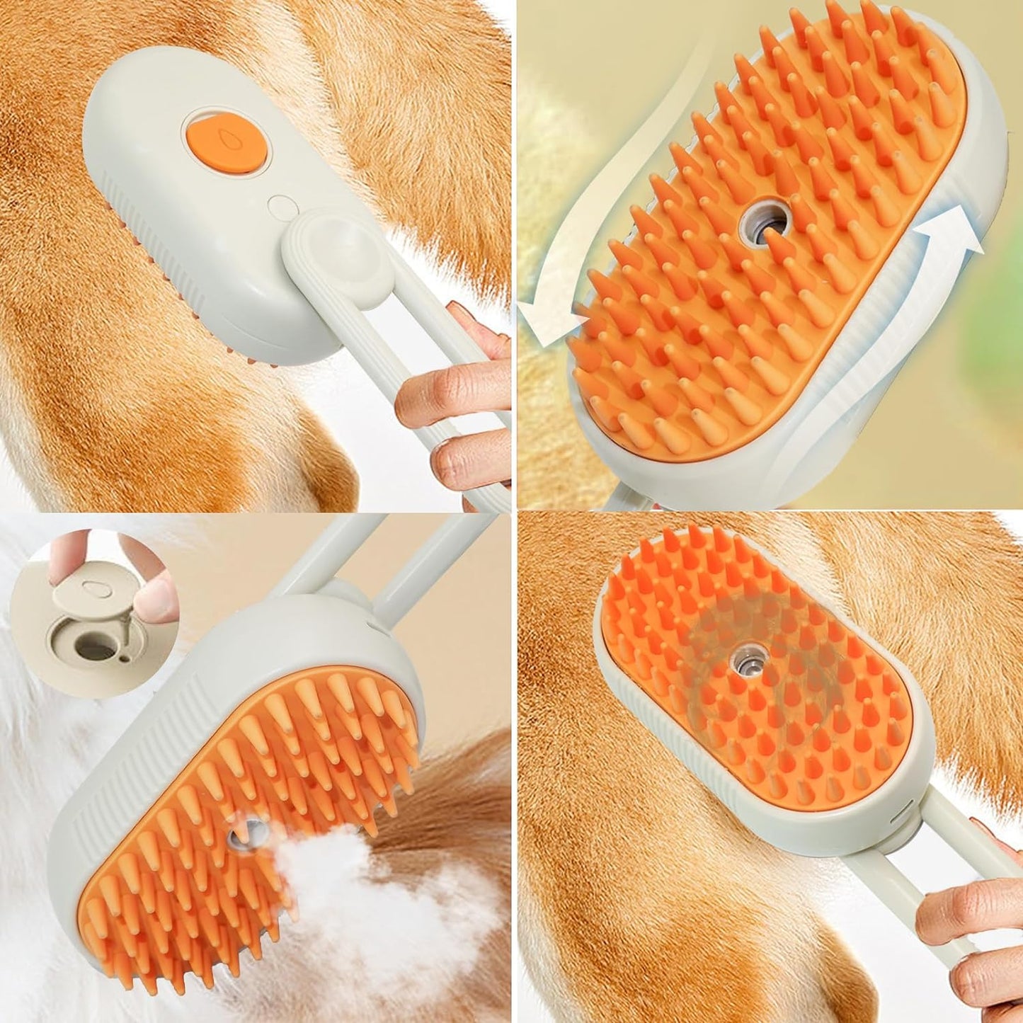 Cat Grooming Steamy Comb
