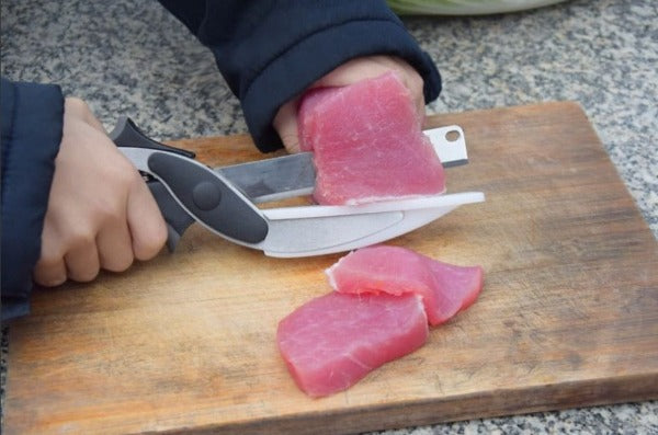 CleverCutter™ - 2 in 1 Stainless Steel Kitchen Knife