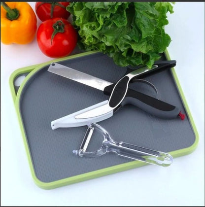 CleverCutter™ - 2 in 1 Stainless Steel Kitchen Knife