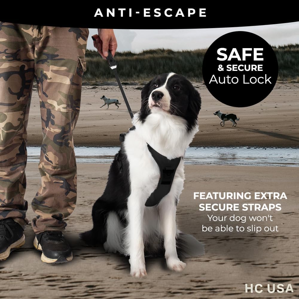 Pawsease™ Dog Harness with Integrated Retractable Lead