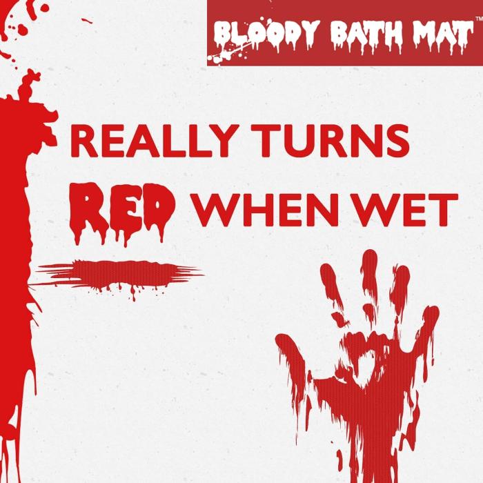 Halloween Bloody Bath Mat