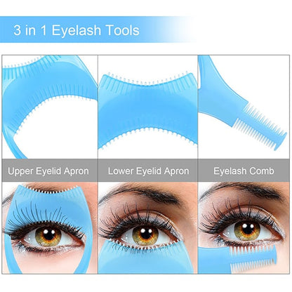 🔥BUY MORE SAVE MORE🔥3in1 Eyelashes Tools Mascara Shield Applicator Guard