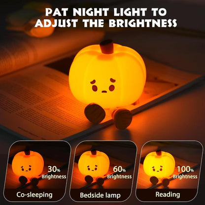 (🎃SPECIAL GIFT🎃)-Cute Silicone Pumpkin Night Light🎃