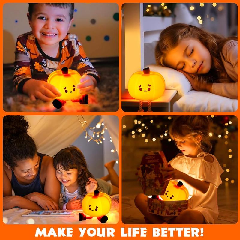 (🎃SPECIAL GIFT🎃)-Cute Silicone Pumpkin Night Light🎃