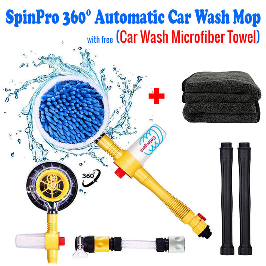 SpinPro™ 360° Automatic Car Wash Mop