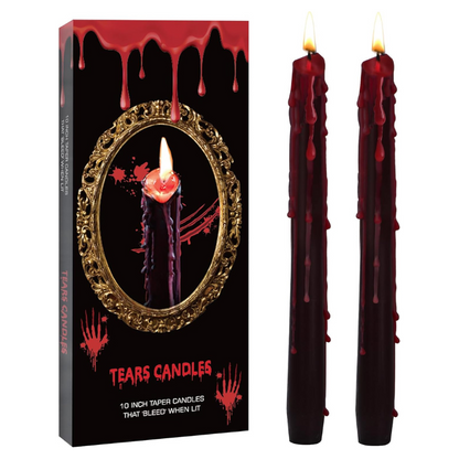 10 Inch Teardrop Taper Candles