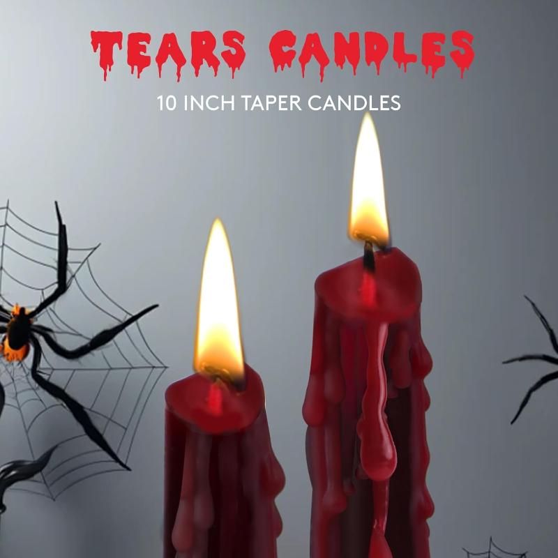 10 Inch Teardrop Taper Candles