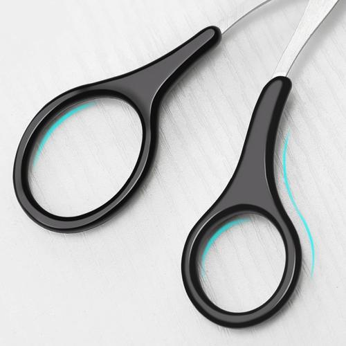 SCISSORS FOR TRIMMING EYEBROWS