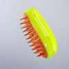 Steam brush for cats and dogs
